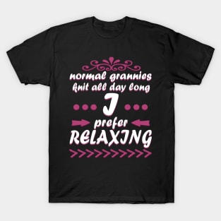 Grandma Pension Relaxing Retirement Sauna Holiday Adventure T-Shirt